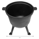 CAST-IRON HUNTING POT CAULDRON 7L KINGHOFF KH-2232