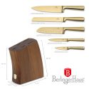 ZESTAW NOŻY BERLINGER HAUS BH-3125 LEONARDO W BLOKU AKACJOWYM