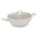 WOK TYTANOWY Z POKRYWĄ 30cm BERLINGER HAUS BH-8065 SAHARA