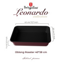 ROASTING PAN FORM 40x28cm BERLINGER HAUS BH-7659 LEONARDO