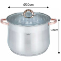 KLAUSBERG GARNEK GASTRO Z POKRYWĄ 30cm 16L KB-7796