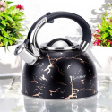 KETTLE WITH WHISTLE 3L GLAMOR BLACK GOLD E-5155