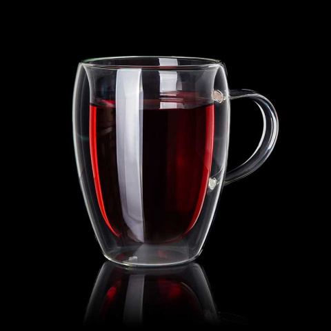 SZKLANKA TERMICZNA KUBEK 350ml Z PODWÓJNĄ SCIANKĄ DO KAWY HERBATY