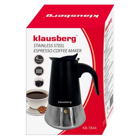 KAWIARKA ZAPARZACZ DO KAWY 200ml KLAUSBERG KB-7844 INDUKCJA