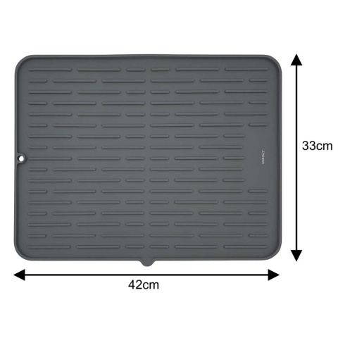 MATA PODKŁADKA SILIKONOWA OCIEKACZ DO NACZYŃ 42x33cm KINGHOFF KH-1904