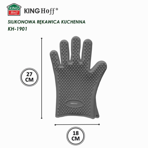 SILICONE KITCHEN GLOVE KINGHOFF KH-1901
