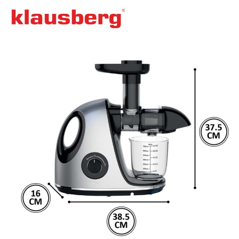 SOKOWIRÓWKA WYCISKARKA WOLNOOBROTOWA KLAUSBERG KB-7863