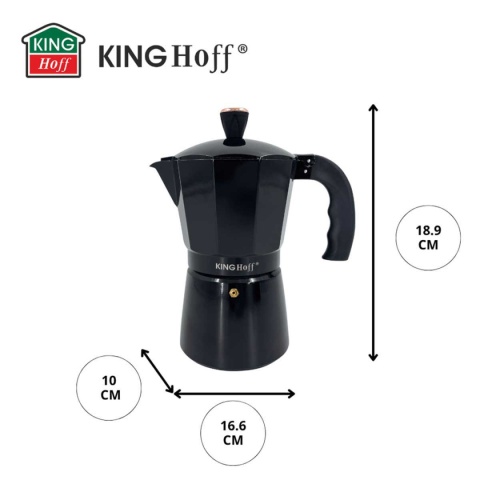 KAWIARKA ZAPARZACZ DO KAWY 300ml KINGHOFF KH-1883 INDUKCJA