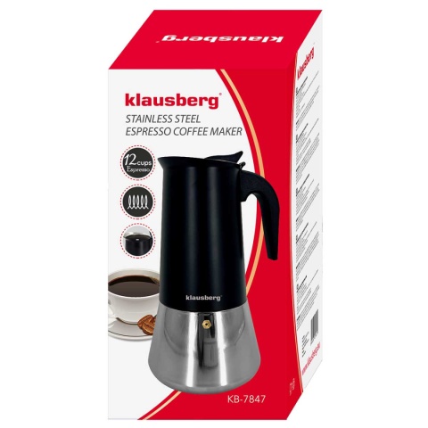 KAWIARKA ZAPARZACZ DO KAWY 460ml KLAUSBERG KB-7847 INDUKCJA