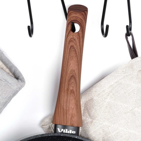 PATELNIA GRANITOWA 28cm BLACK&WOOD 199062