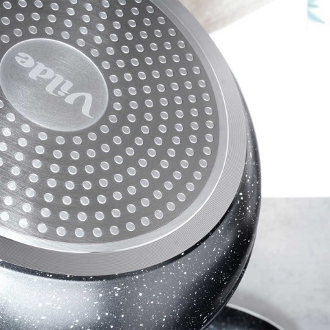 PATELNIA GRANITOWA 28cm BLACK&WOOD 199062