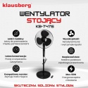 WENTYLATOR WIATRAK STOJĄCY PODŁOGOWY KLAUSBERG KB-7472