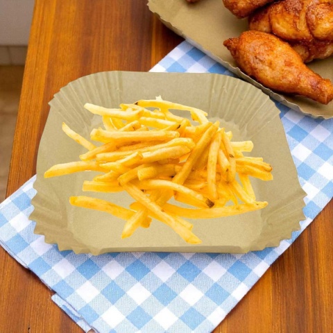 WKŁAD PAPIEROWY DO FRYTOWNICY KWADRATOWY 20x20cm 50szt. ALPENBURG