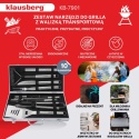 ZESTAW PRZYBORÓW DO GRILLA GRILLOWANIA W WALIZCE KLAUSBERG KB-7901