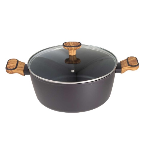 GARNEK MULTICLAD 28cm Z POKRYWĄ BERGNER BG-56038 CHARCOAL