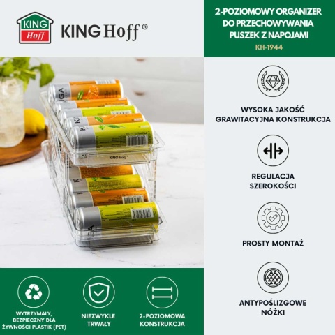 REGULOWANY ORGANIZER GRAWITACYJNY NA PUSZKI KINGHOFF KH-1944