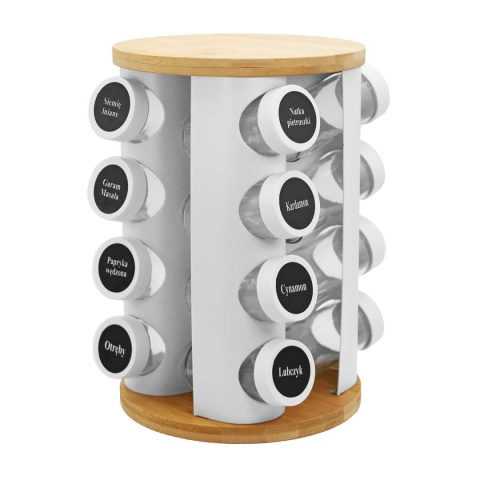 STOJAK OBROTOWY NA PRZYPRAWY 16 POJEMNIKÓW 2735