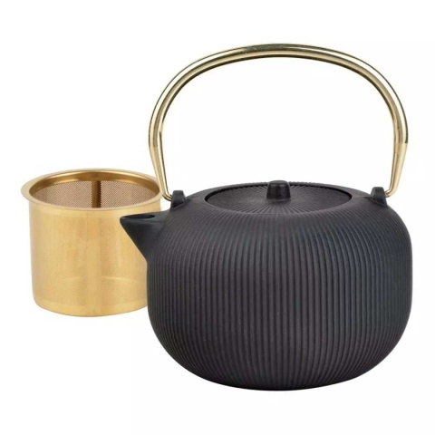 ZAPARZACZ ŻELIWNY IMBRYK 1L Z FILTREM KINGHOFF KH-1931