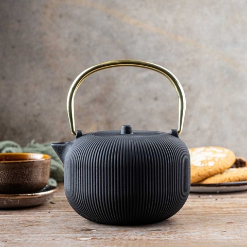 ZAPARZACZ ŻELIWNY IMBRYK 1L Z FILTREM KINGHOFF KH-1931