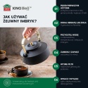 ZAPARZACZ ŻELIWNY IMBRYK 1L Z FILTREM KINGHOFF KH-1933