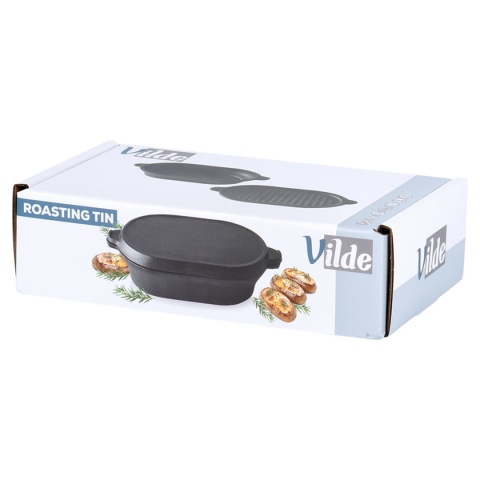 BRYTFANNA PATELNIA ŻELIWNA Z PATELNIĄ 2w1 28x16cm CAST LINE 279053