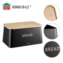 CHLEBAK STALOWY Z DESKĄ DO KROJENIA KINGHOFF KH-1948