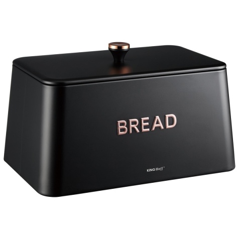 ELEGANCKI CHLEBAK STALOWY KINGHOFF KH-1949 CZARNY