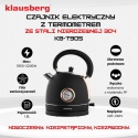 CZAJNIK ELEKTRYCZNY 1,8L Z TERMOMETREM KLAUSBERG KB-7905 RETRO