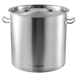 GARNEK GASTRONOMICZNY Z POKRYWĄ STALOWĄ 25L KINGHOFF KH-1963