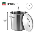 GARNEK GASTRONOMICZNY Z POKRYWĄ STALOWĄ 36L KINGHOFF KH-1965