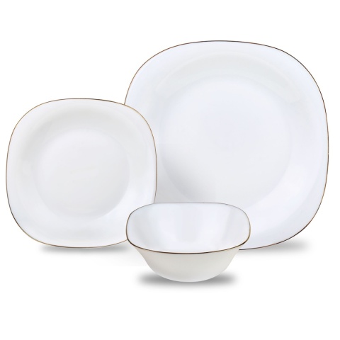 KOMPLET OBIADOWY TOPAZ DLA 6 OSÓB 18 ELEM. KINGHOFF KH-1923