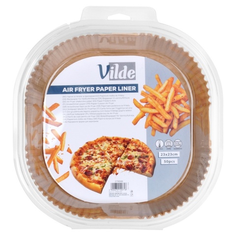 WKŁAD PAPIEROWY DO FRYTOWNICY KWADRATOWY 23 x 23cm 50szt. 279046