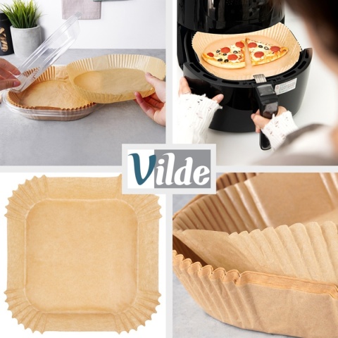 WKŁAD PAPIEROWY DO FRYTOWNICY KWADRATOWY 19 x 19cm 50szt. 279044