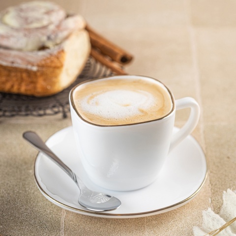 ZESTAW KAWOWOWY 6 FILIŻANEK ZE SPODECZKAMI KINGHOFF OPAL KH-1930