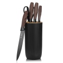 ZESTAW NOŻY KUCHENNYCH Z TASAKIEM W STOJAKU E-6309