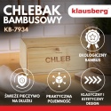 CHLEBAK POJEMNIK BAMBUSOWY NA PIECZYWO KLAUSBERG KB-793