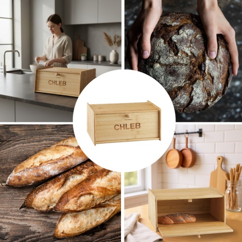 CHLEBAK POJEMNIK BAMBUSOWY NA PIECZYWO KLAUSBERG KB-793
