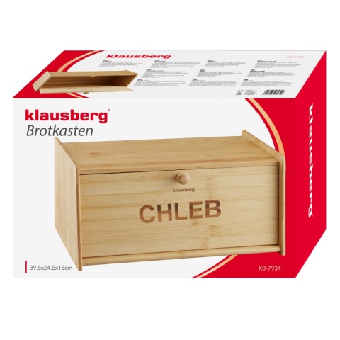 CHLEBAK POJEMNIK BAMBUSOWY NA PIECZYWO KLAUSBERG KB-793