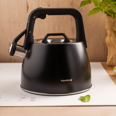 CZAJNIK STALOWY Z GWIZDKIEM 2,5L KLAUSBERG KB-7915