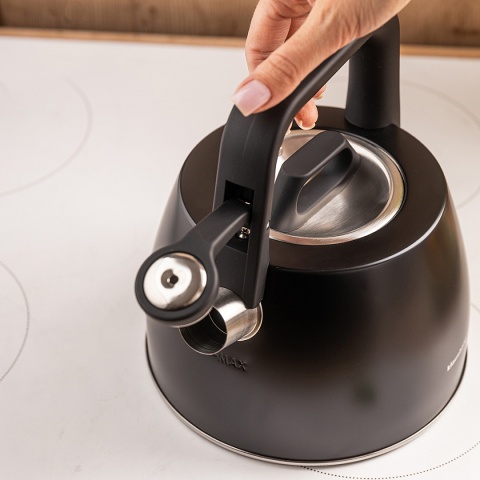 CZAJNIK STALOWY Z GWIZDKIEM 2,5L KLAUSBERG KB-7915