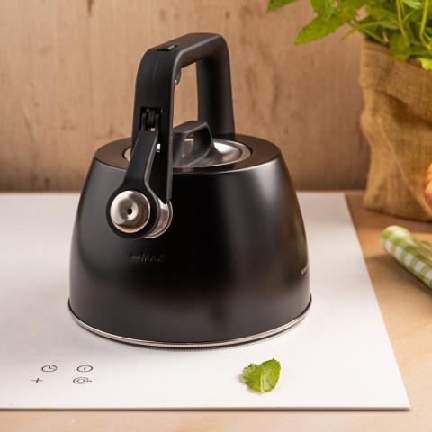 CZAJNIK STALOWY Z GWIZDKIEM 2,5L KLAUSBERG KB-7915