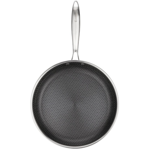 PATELNIA STALOWA 30cm Z POWŁOKĄ PLASTER MIODU E-7550