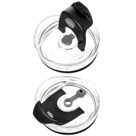 STALOWY KUBEK TERMICZNY TERMOS 1200ml Z RĄCZKĄ I SŁOMKĄ ORION 112284 CZARNY