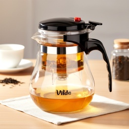 DZBANEK SZKLANY 1150ml Z ZAPARZACZEM SPUSTOWYM DO HERBATY ZIÓŁ 259416