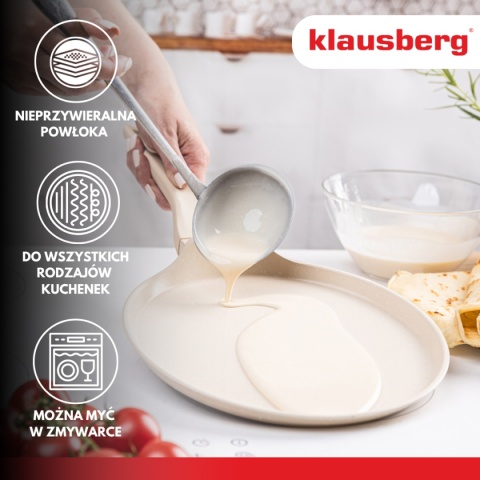 PATELNIA MARMURKOWA DO NALEŚNIKÓW KLAUSBERG 24cm KB-7958