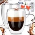 SZKLANKI TERMICZNE 2szt. 320ml Z PODWÓJNĄ SCIANKĄ DO KAWY HERBATY 139821