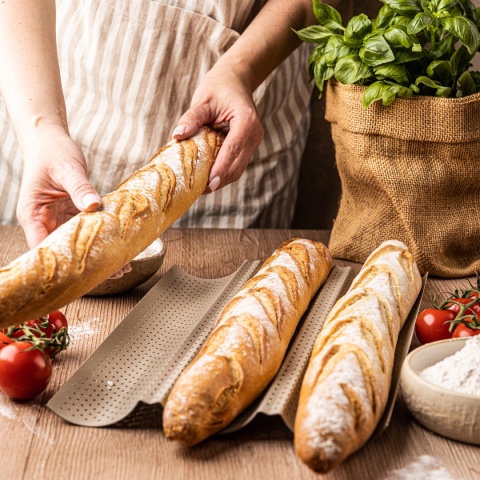 FORMA STALOWA DO BAGIETEK ZAPIEKANEK KINGHOFF KH-1970