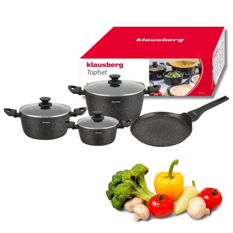 ZESTAW 7 ELEM. GARNKÓW MARMURKOWYCH KLAUSBERG KB-7962