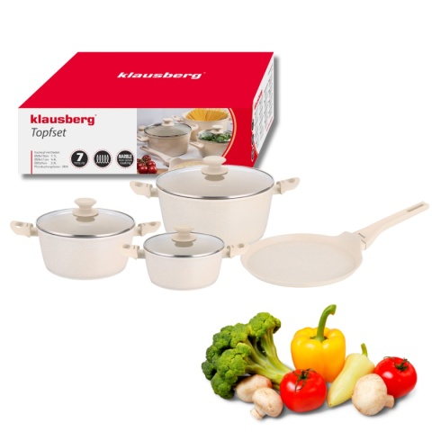 ZESTAW 7 ELEM. GARNKÓW MARMURKOWYCH KLAUSBERG KB-7963