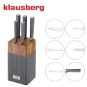 ZESTAW NOŻY W BLOKU AKACJOWYM KLAUSBERG KB-7982